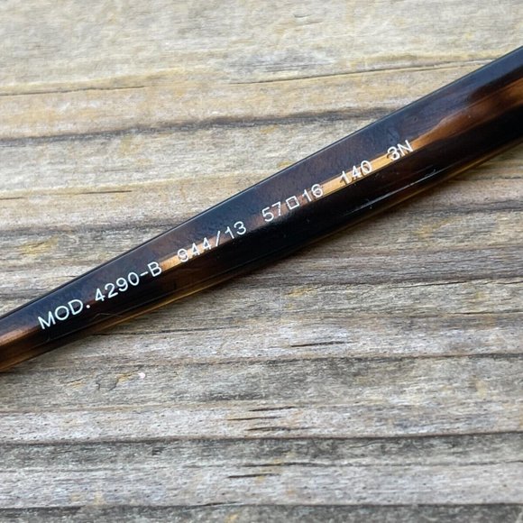 Versace Women Sunglasses Polarized Brown Tortoise MOD.4290 57[]16 140 Made Italy - Picture 12 of 14